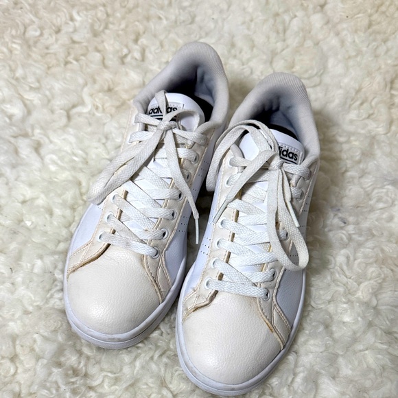 adidas Shoes - Adidas Classic White Lace-Up Sneakers